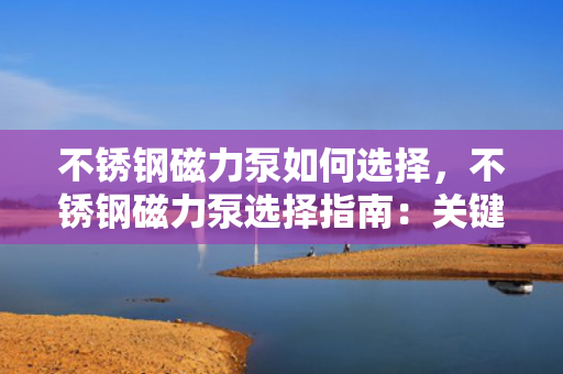不锈钢磁力泵如何选择，不锈钢磁力泵选择指南：关键步骤与考虑因素