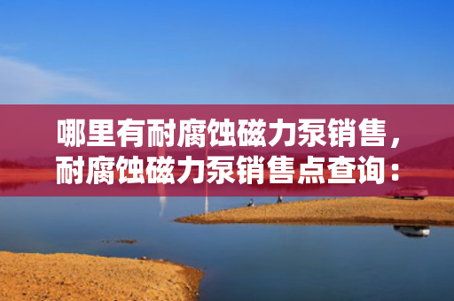 哪里有耐腐蚀磁力泵销售，耐腐蚀磁力泵销售点查询：专业供应商解决您的需求