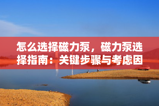 怎么选择磁力泵，磁力泵选择指南：关键步骤与考虑因素