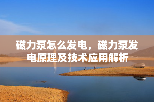 磁力泵怎么发电，磁力泵发电原理及技术应用解析
