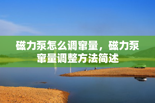 磁力泵怎么调窜量，磁力泵窜量调整方法简述