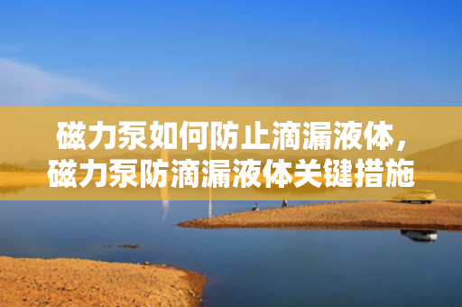 磁力泵如何防止滴漏液体，磁力泵防滴漏液体关键措施：确保密封性能与维护要点