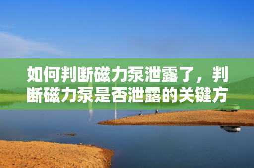 如何判断磁力泵泄露了，判断磁力泵是否泄露的关键方法与步骤
