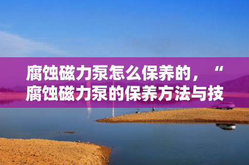 腐蚀磁力泵怎么保养的，“腐蚀磁力泵的保养方法与技巧”