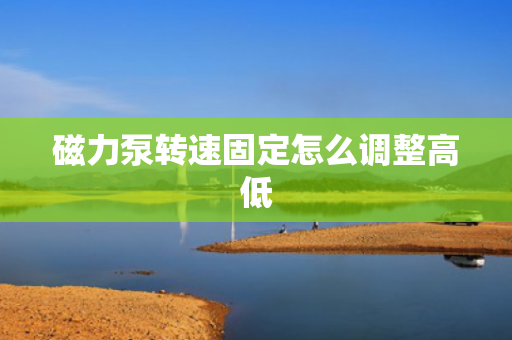 磁力泵转速固定怎么调整高低