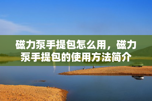 磁力泵手提包怎么用，磁力泵手提包的使用方法简介