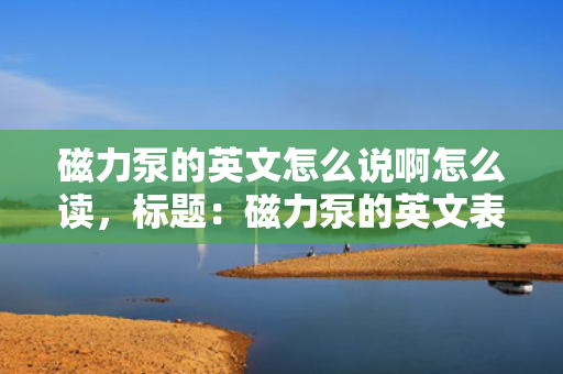 磁力泵的英文怎么说啊怎么读，标题：磁力泵的英文表达及发音指南