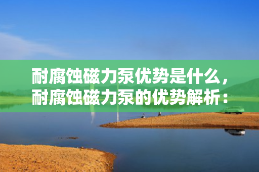 耐腐蚀磁力泵优势是什么，耐腐蚀磁力泵的优势解析：高效、节能且维护简便的全密封无泄漏解决方案