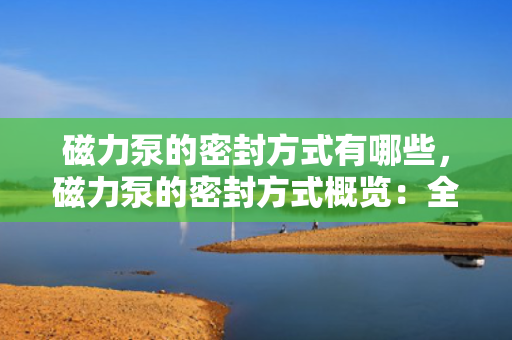 磁力泵的密封方式有哪些，磁力泵的密封方式概览：全面了解不同种类的密封方法