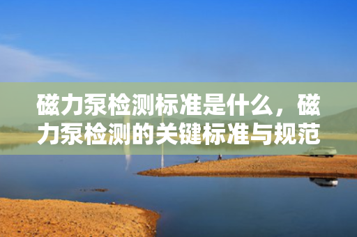 磁力泵检测标准是什么，磁力泵检测的关键标准与规范概览