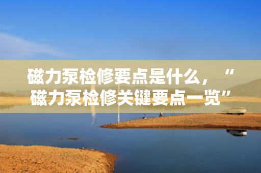 磁力泵检修要点是什么，“磁力泵检修关键要点一览”