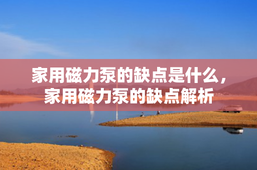 家用磁力泵的缺点是什么，家用磁力泵的缺点解析