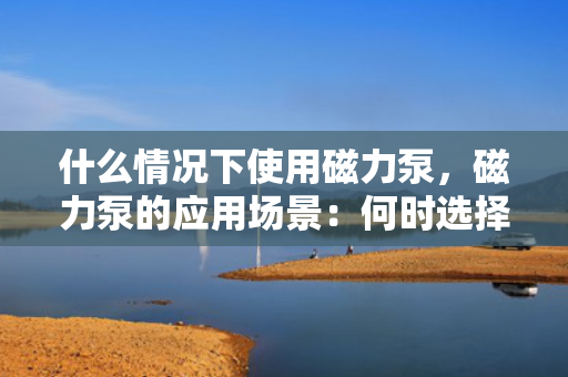 什么情况下使用磁力泵，磁力泵的应用场景：何时选择磁力泵作为理想流体传输解决方案？