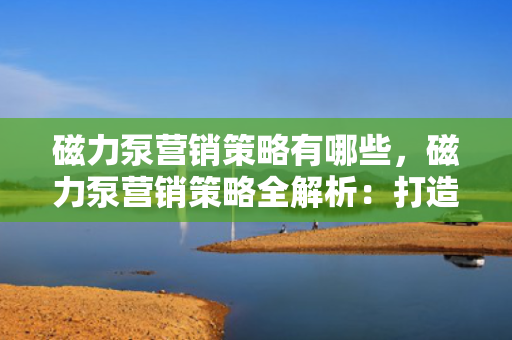 磁力泵营销策略有哪些，磁力泵营销策略全解析：打造独特卖点，引领市场潮流