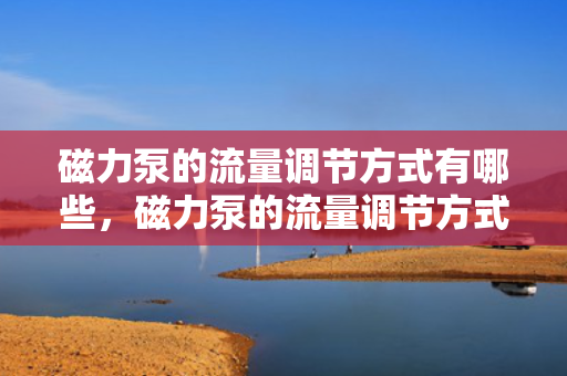 磁力泵的流量调节方式有哪些，磁力泵的流量调节方式概览：实现精准控制的关键方法