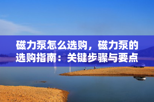 磁力泵怎么选购，磁力泵的选购指南：关键步骤与要点解析