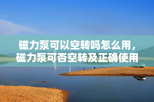 磁力泵可以空转吗怎么用，磁力泵可否空转及正确使用方法简析