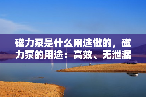 磁力泵是什么用途做的，磁力泵的用途：高效、无泄漏的流体传输解决方案