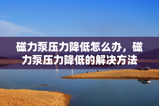 磁力泵压力降低怎么办，磁力泵压力降低的解决方法