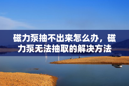 磁力泵抽不出来怎么办，磁力泵无法抽取的解决方法