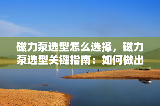 磁力泵选型怎么选择，磁力泵选型关键指南：如何做出最佳选择