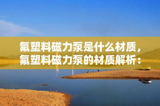 氟塑料磁力泵是什么材质，氟塑料磁力泵的材质解析：高性能氟塑料打造耐腐蚀磁力传动泵