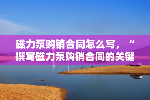 磁力泵购销合同怎么写，“撰写磁力泵购销合同的关键要点与步骤”