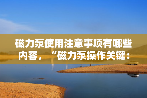 磁力泵使用注意事项有哪些内容，“磁力泵操作关键：使用注意事项一览”