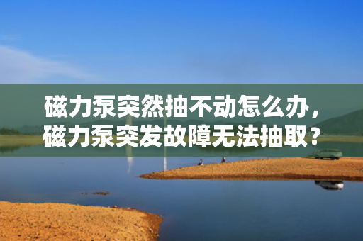 磁力泵突然抽不动怎么办，磁力泵突发故障无法抽取？一招解决您的问题！