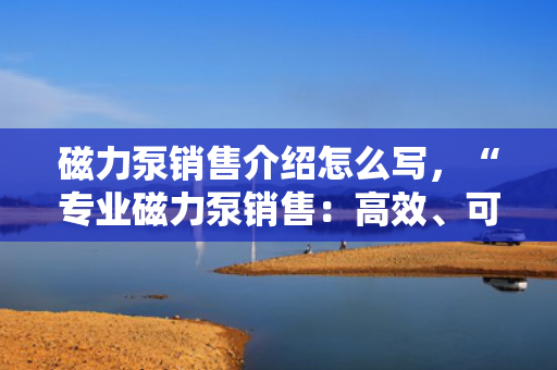 磁力泵销售介绍怎么写，“专业磁力泵销售：高效、可靠，满足您的流体传输需求”