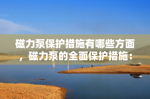 磁力泵?；ご胧┯心男┓矫?，磁力泵的全面保护措施：关键要点与实施策略
