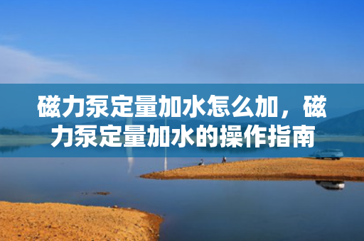 磁力泵定量加水怎么加，磁力泵定量加水的操作指南