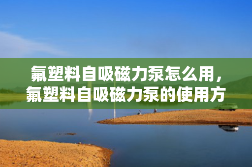 氟塑料自吸磁力泵怎么用，氟塑料自吸磁力泵的使用方法简介
