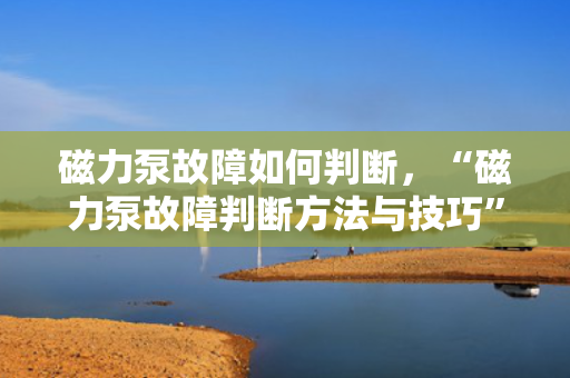 磁力泵故障如何判断，“磁力泵故障判断方法与技巧”