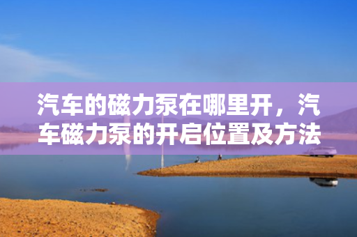 汽车的磁力泵在哪里开，汽车磁力泵的开启位置及方法解析