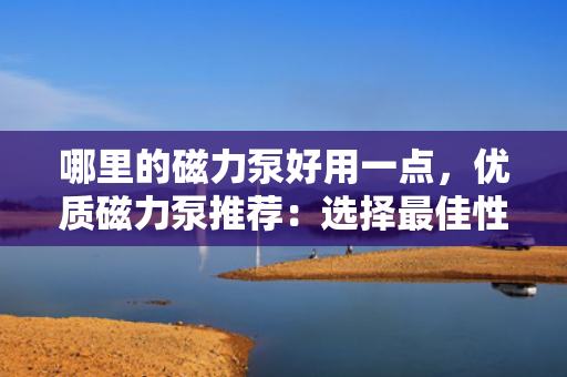 哪里的磁力泵好用一点，优质磁力泵推荐：选择最佳性能，这些地区的磁力泵更胜一筹
