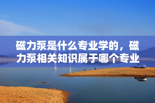 磁力泵是什么专业学的，磁力泵相关知识属于哪个专业领域的学习内容