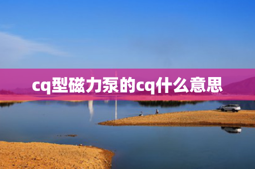 cq型磁力泵的cq什么意思