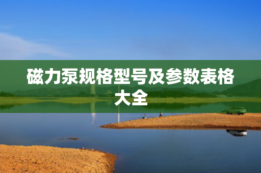 磁力泵规格型号及参数表格大全