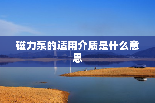 磁力泵的适用介质是什么意思