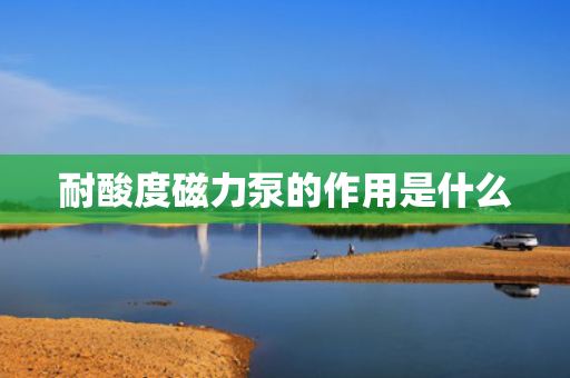 耐酸度磁力泵的作用是什么