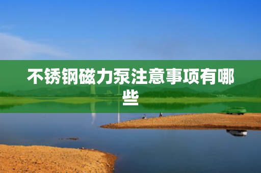 不锈钢磁力泵注意事项有哪些