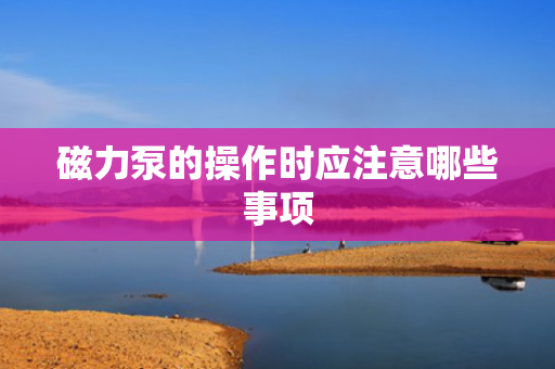 磁力泵的操作时应注意哪些事项