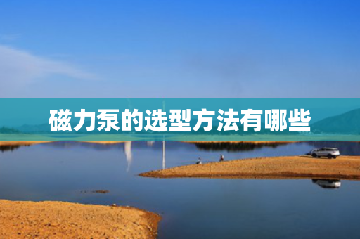 磁力泵的选型方法有哪些