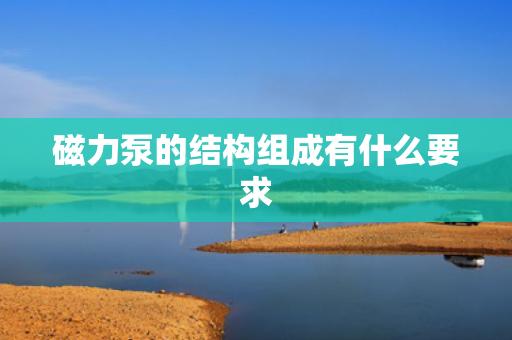 磁力泵的结构组成有什么要求