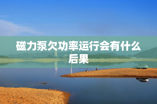 磁力泵欠功率运行会有什么后果