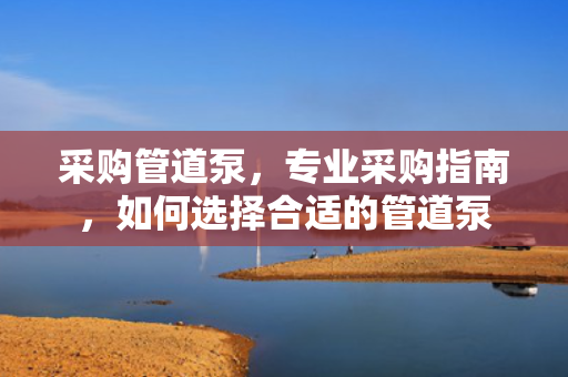 采购管道泵，专业采购指南，如何选择合适的管道泵