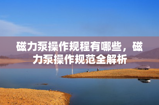 磁力泵操作规程有哪些，磁力泵操作规范全解析