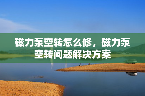 磁力泵空转怎么修，磁力泵空转问题解决方案