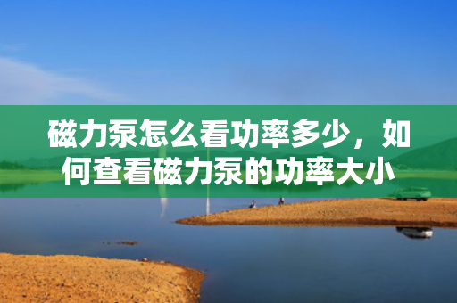磁力泵怎么看功率多少，如何查看磁力泵的功率大小